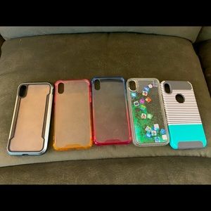 Bundle of 5 iPhone XR covers